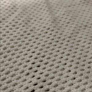 Mustard seed size large white knit sleeveless top